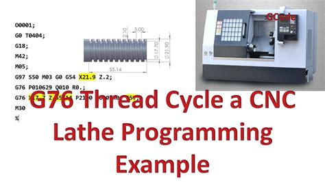 cnc threading program examples